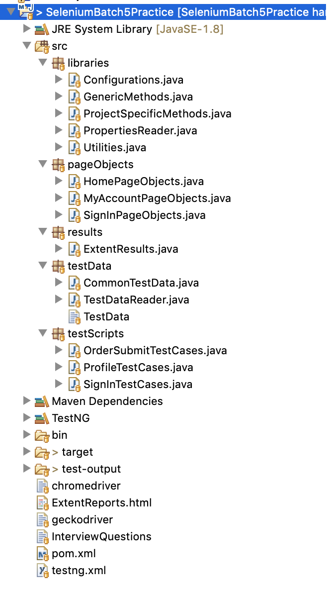 Page Object Model (POM) Framework For Webdriver - Etechfactory